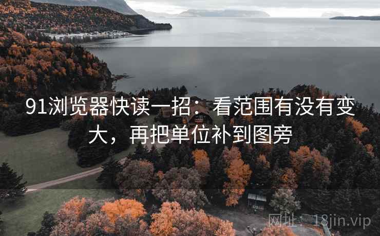 91浏览器快读一招:看范围有没有变大,再把单位补到图旁 91浏览器快读一招:看范围有没有变大,再把单位补到图旁